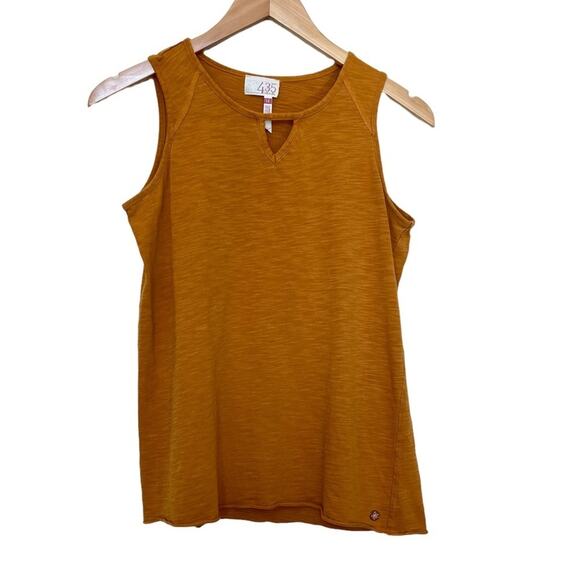 Matilda Jane 435 tank top girl's 14 sleeveless tee shirt rust brown - Picture 1 of 7